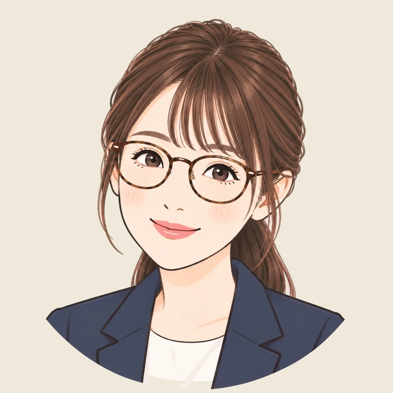 カウンセラー 山中（イラスト）
